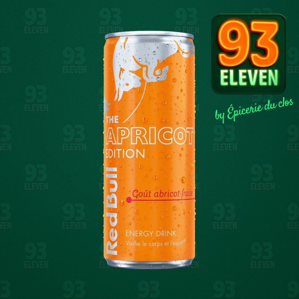 Red Bull THE APRICOT EDITION Goût abricot-fraise