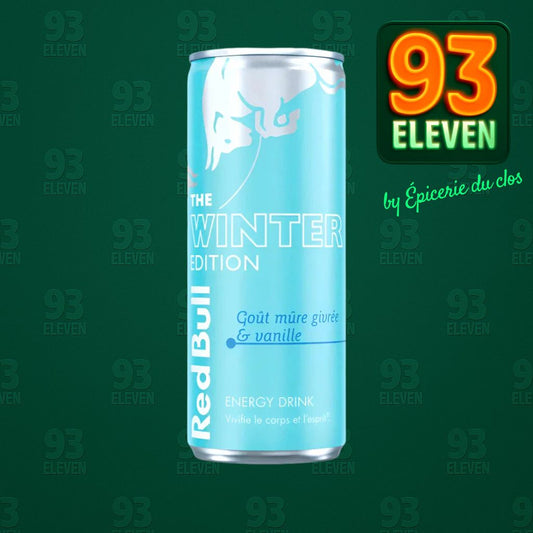 Red Bull Mûre Givrée & Vanille - redbull iced vanilla berry winter Édition