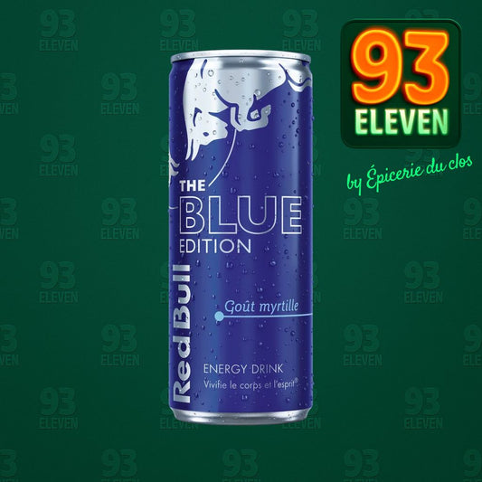Red Bull THE BLUE EDITION Goût myrtille