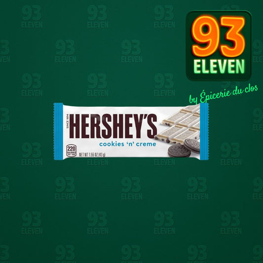 Hershey's Cookies'n'Cream, barre de chocolat blanc et cookies
