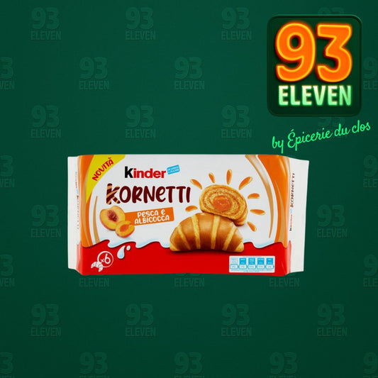 KINDER KORNETTI à la pêche X 6